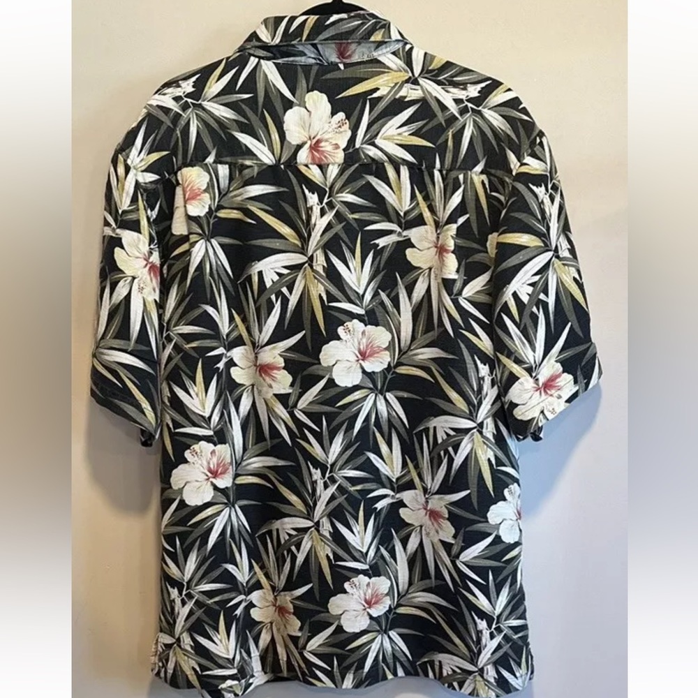 Aloha Friday Bahama Bay Club Men’s Hibiscus Hawaiian Shirt Size Large - Picture 5 of 14